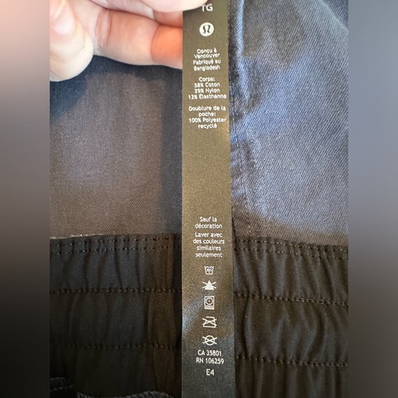 Men’s Lululemon ABC Chino Joggers XL Navy Blue - Picture 6 of 6